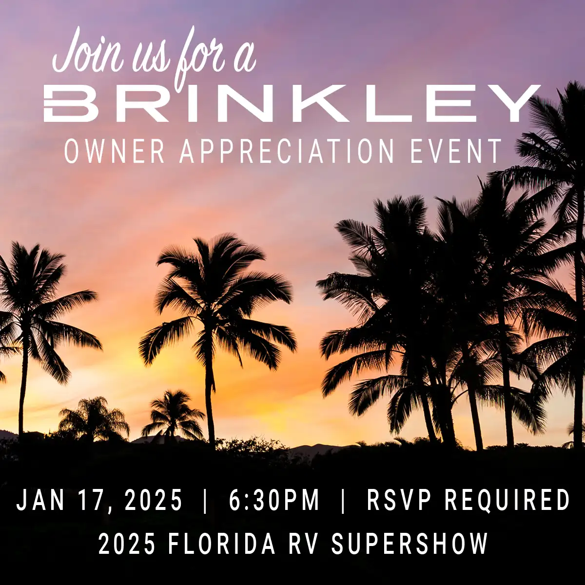 2025 Tampa RV Show Owner Event