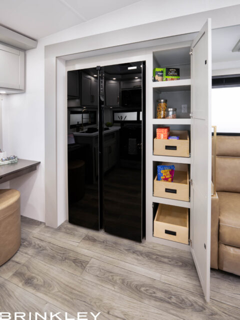 Model Z 2680 Fifth Wheels 15 2025 Brinkley RV Model Z 2680 Kitchen Fridge Pantry 6137