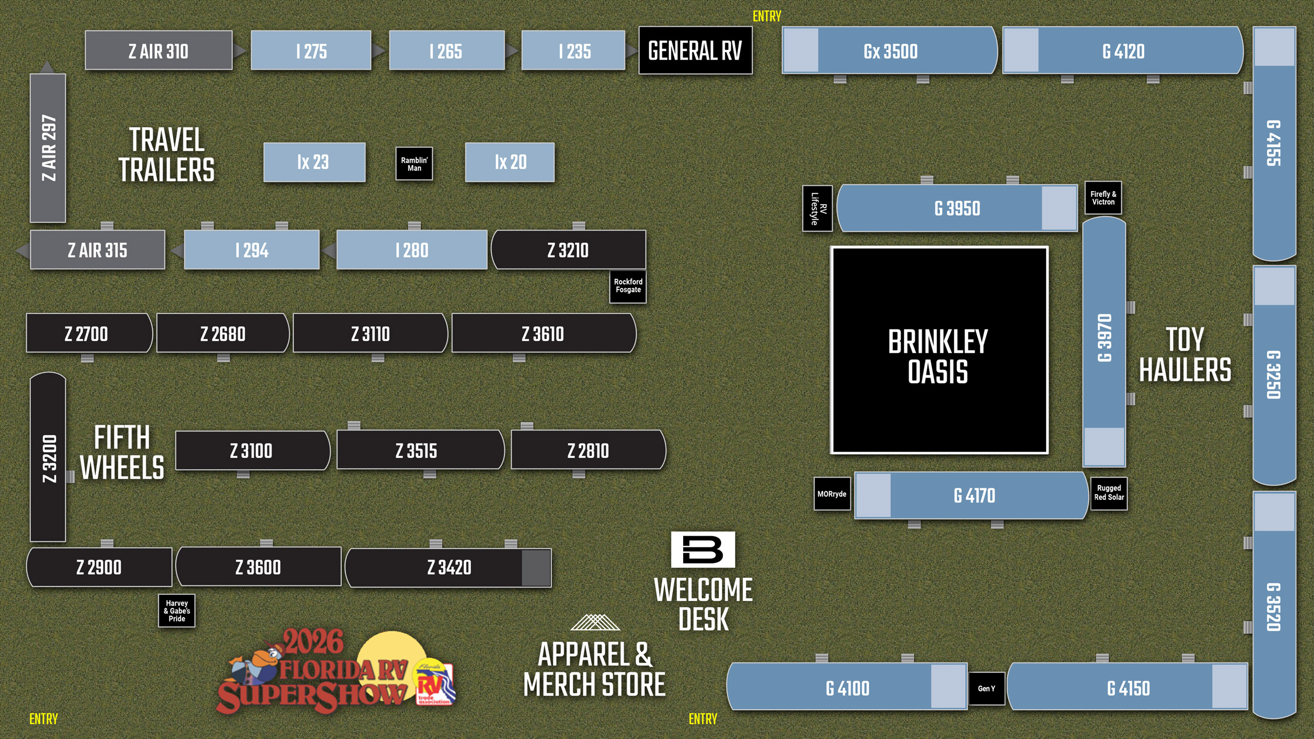 | 2026 Tampa RV Show 7 2026-Tampa-RV-Show-Display-Map