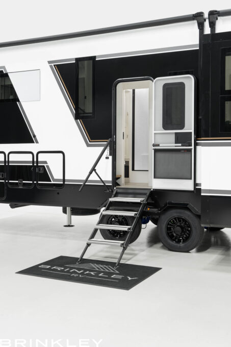 | Model R Full Profile Fifth Wheel Line 30 Model R Fifth Wheels Exterior Entry Steps 2027 Brinkley RV
