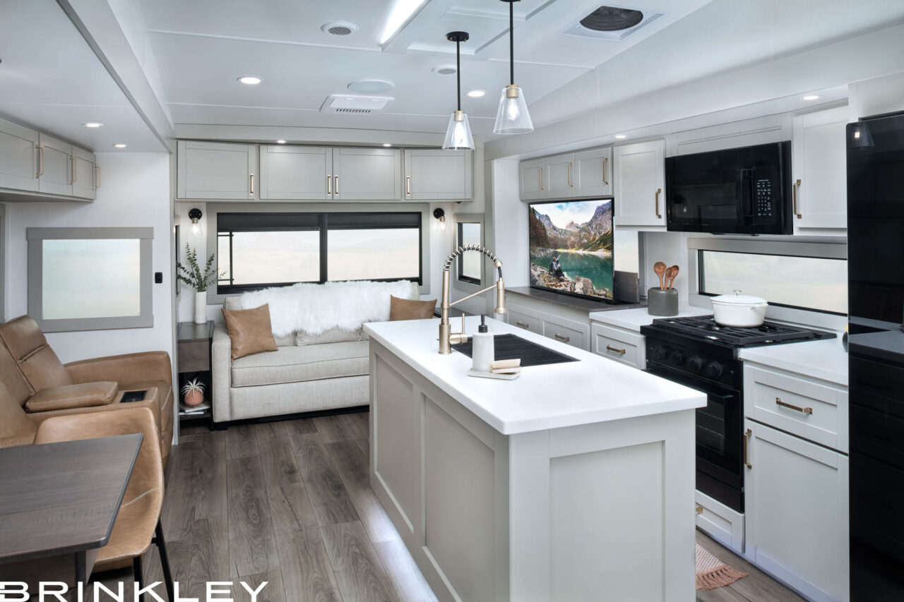 Model Z Fifth Wheel Line 55 Luxury Fifth Wheel with Residencial Interior