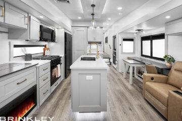 Luxury Fifth Wheel Kitchen - Brinkley Model Z - Island