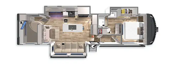Rear Bunkhouse Fifth Wheel with Bunk Beds -  Z3110 