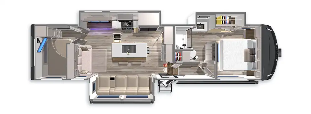 Rear Bunkhouse Fifth Wheel with Bunk Beds -  Z3110 