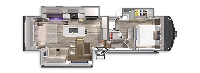 Model Z 2900 Fifth Wheel Floorplan