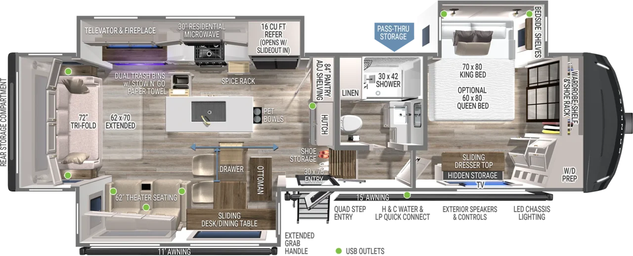 Model Z 3100 Fifth Wheels | Brinkley RV Model Z 3100 Fifth Wheels | Brinkley RV