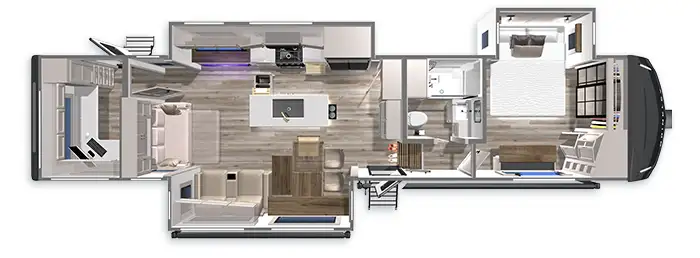Z3515 Fifth Wheel with an Office