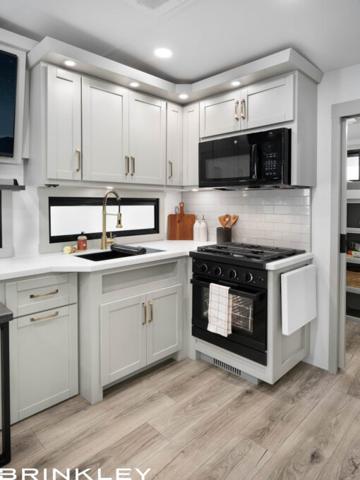 Quality Residential Kitchen in a Luxury Fifth Wheel