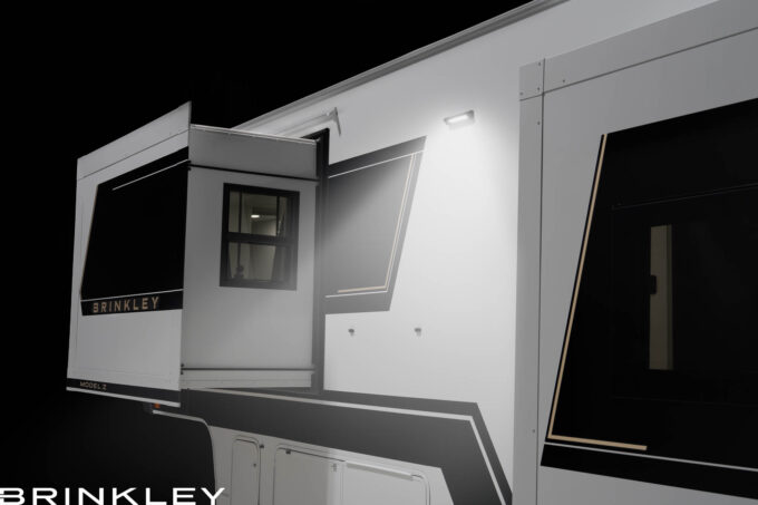 Model Z 3200 Fifth Wheels Exterior Off Campside Motion Light 2026 Brinkley RV 0244