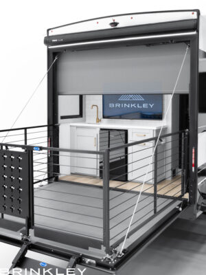 | Model Z 3420 Fifth Wheels 44 Exterior Kitchen Push-Button Weather Barrier