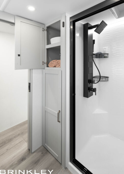 Luxury Fifth Wheel Bathroom Linen Closet