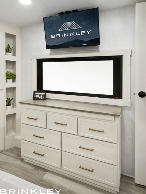 Model Z 3610 Fifth Wheels Bedroom TV Dresser 2027 Brinkley RV 5375