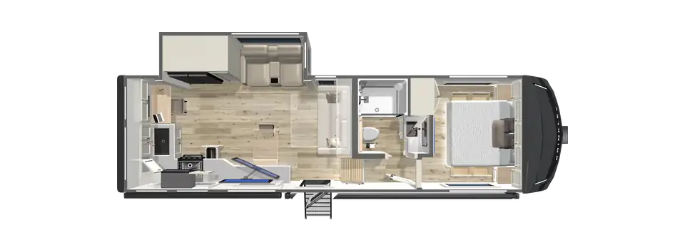 2027 Short Under 30 foot Fifth Wheel Z 2680 Floorplan