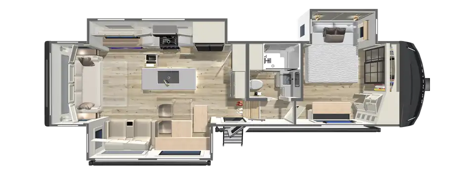 2027 Model Z 3100 Fifth Wheel Floorplan
