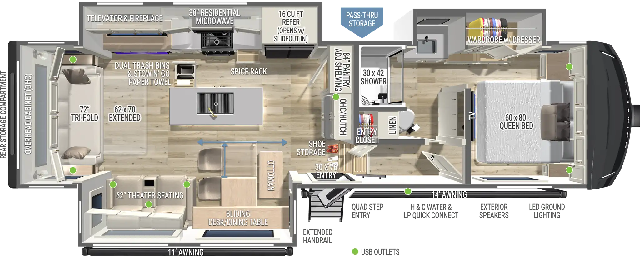 Model Z 2900 Fifth Wheels | Brinkley RV