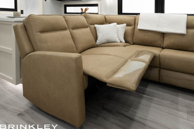 Model Z 3200 Fifth Wheels Living Room L Shaped Sofa Recliners 2027 Brinkley RV 3402