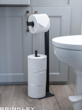 Toilet Paper Holder w/ Magnetic Travel Keeper