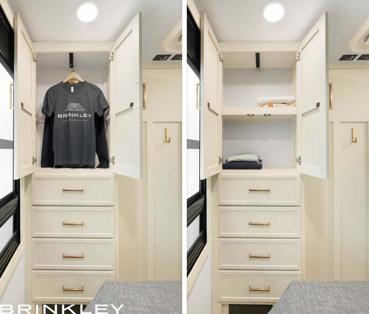 Floor-to-Ceiling RV Wardrobe