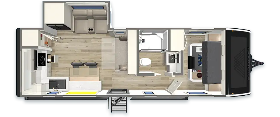 Brinkley RV I 274 Travel Trailer Floorplan
