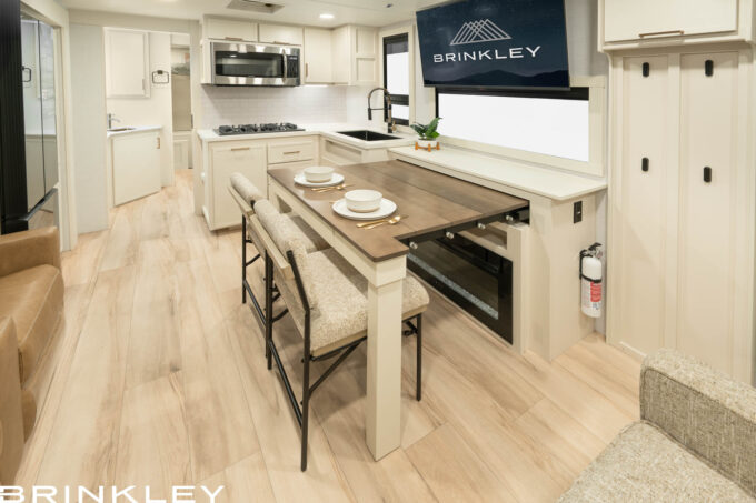 | Model I 265 Travel Trailers 13 Pull-Out Dining Table