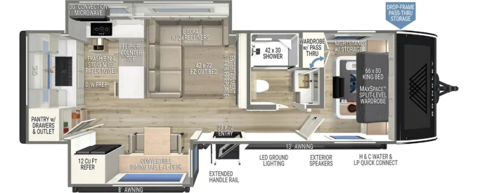 Model I 280 Lightweight Travel Trailers