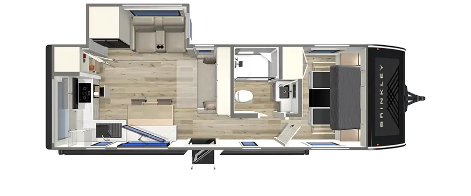 Brinkley RV I 275 Travel Trailer Floorplan 2027 Brinkley RV I 275 Travel Trailer Floorplan