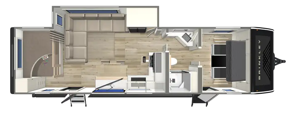Brinkley RV I 290 Travel Trailer Floorplan 2027 Brinkley RV I 290 Travel Trailer Floorplan