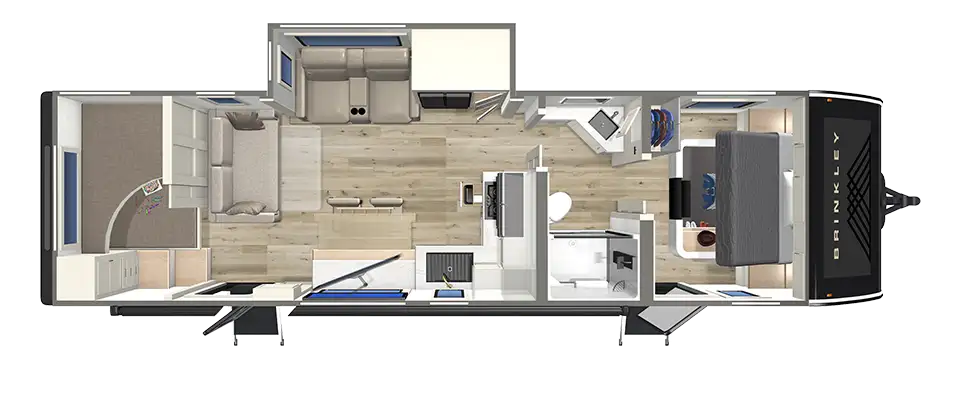 Brinkley RV I 294 Travel Trailer Floorplan 2027 Brinkley RV I 294 Travel Trailer Floorplan