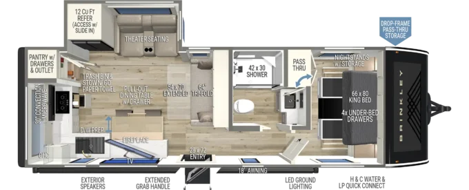 Model I 275 Luxury Travel Trailers by Brinkley RV