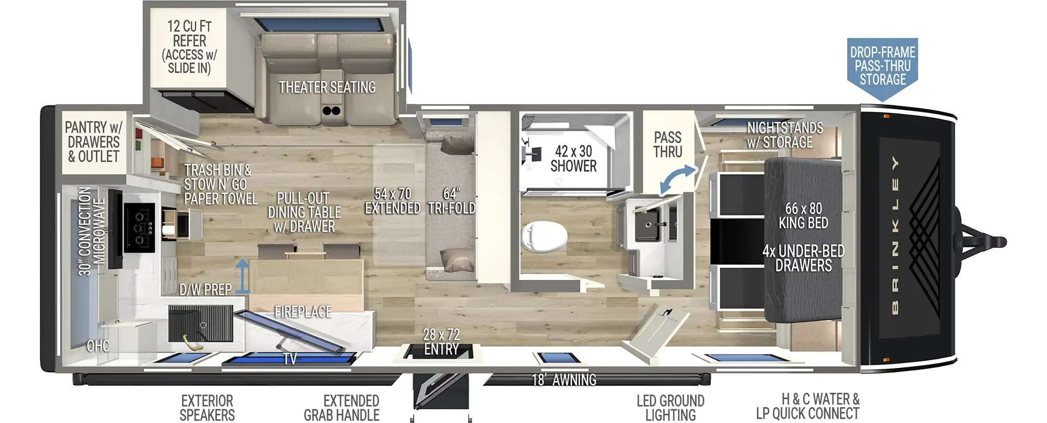 | Model I 275 Travel Trailers 1 2027 Model I 275 Luxury Travel Trailers by Brinkley RV