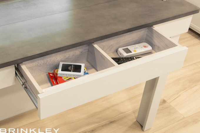 Model Ix 23x Travel Trailers Dining Room Sliding Table Drawer 2026 Brinkley RV 0914