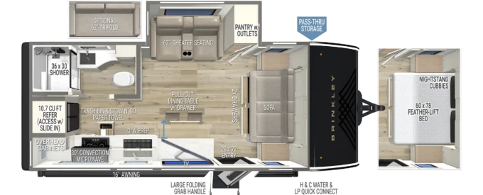 Model Ix 20x Lightweight Travel Trailers Brinkley RV