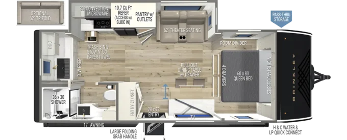 Model Ix 23 Lightweight Travel Trailers Brinkley RV