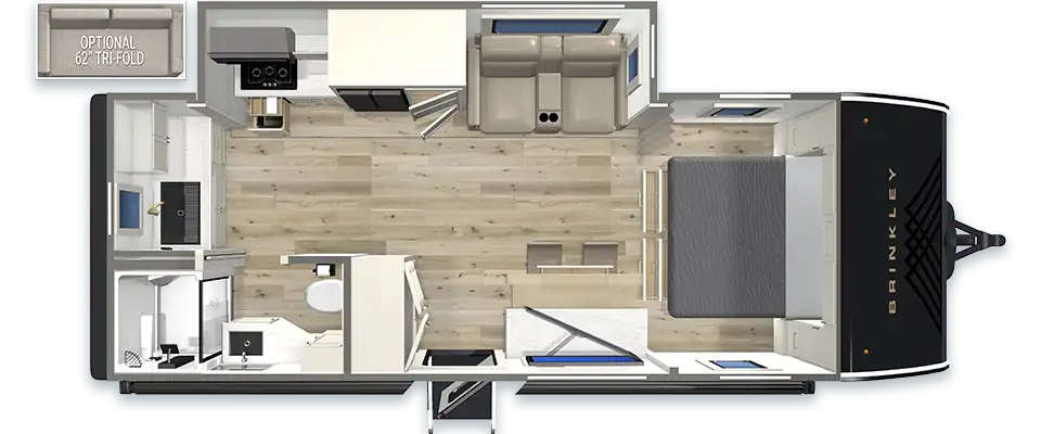 2027 Small Lightweight Travel Trailers Floorplan Ix 23