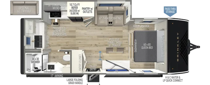 Model Ix 23x Lightweight Travel Trailers Brinkley RV