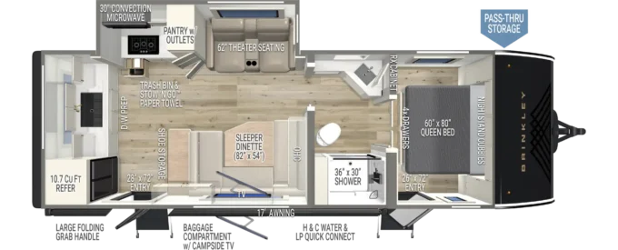 Model Ix 26x Lightweight Travel Trailers Brinkley RV