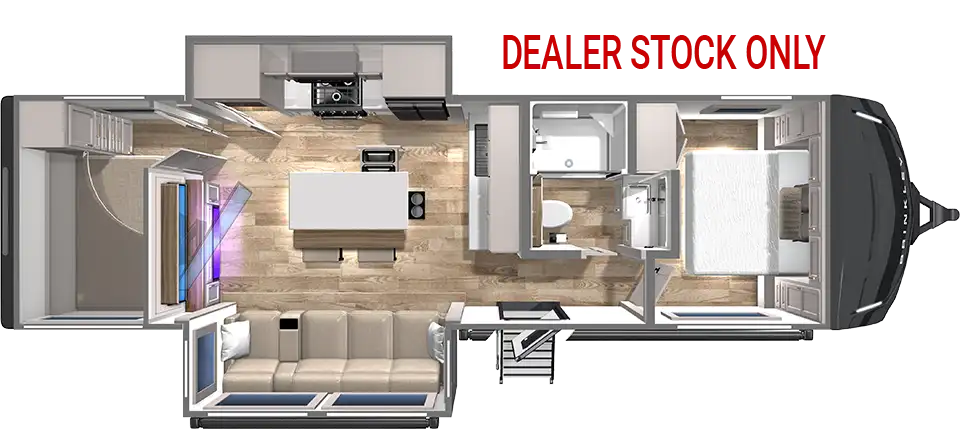 Model Z 295 AIR Travel Trailer Floorplan