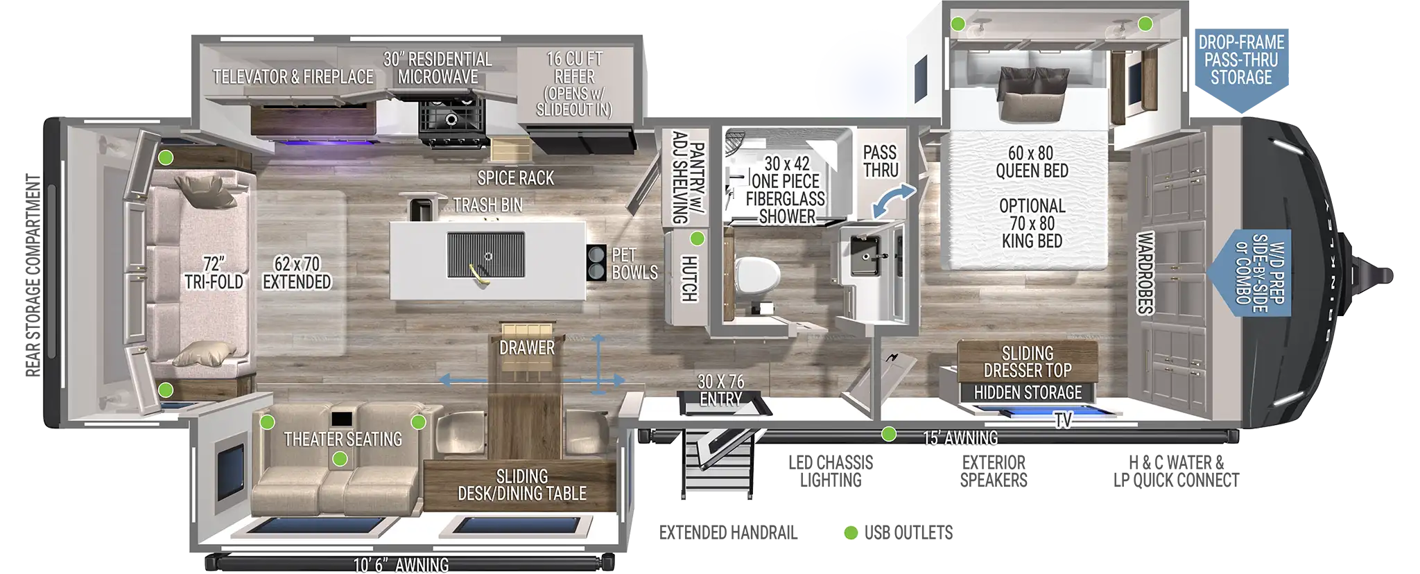 Couples Luxury Travel Trailers