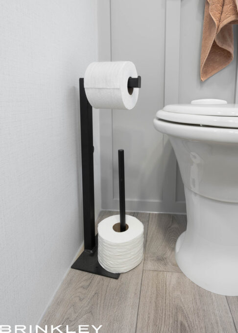 Toilet Paper Holder w/ Magnetic Travel Caddy