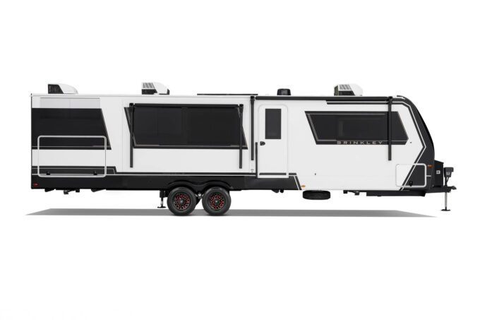 Model Z AIR 315 Travel Trailers Exterior Campside Profile 2026 Brinkley RV Model Z AIR Travel Trailers