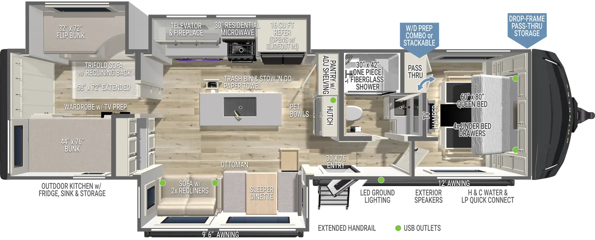 Model Z AIR 310 Luxury Travel Trailers 2027 Family Luxury Travel Trailers