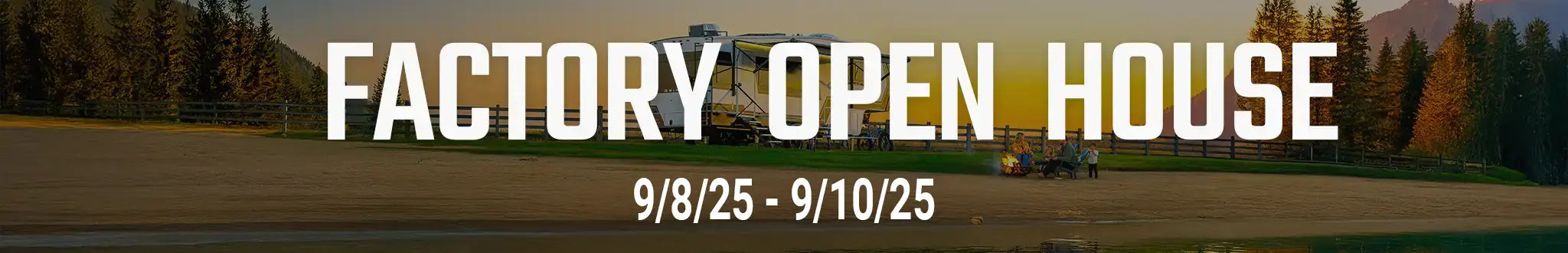 Factory Open House Elkhart Country Fairgrounds Banner